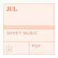 JUL (Sheet Music PDF Download)