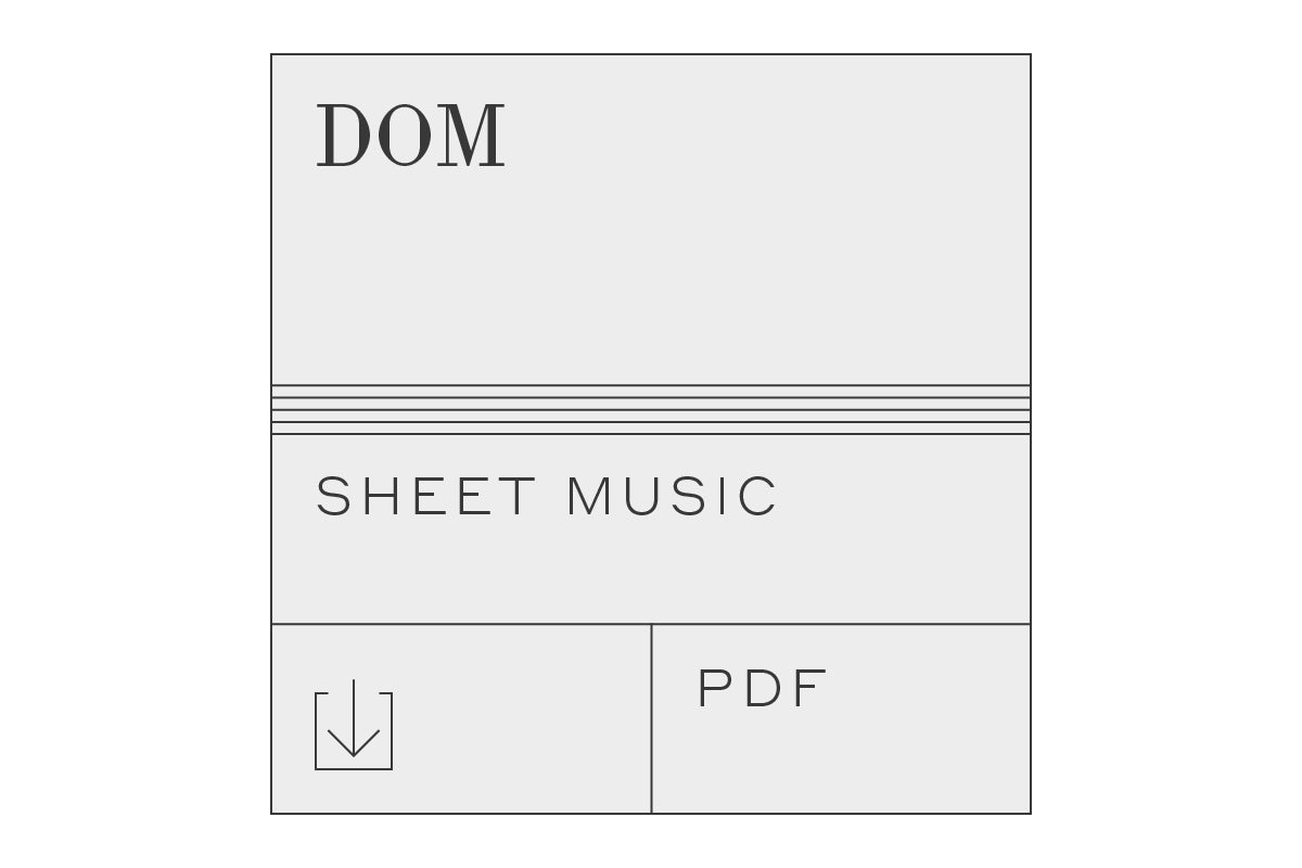 DOM (Sheet Music PDF Download)