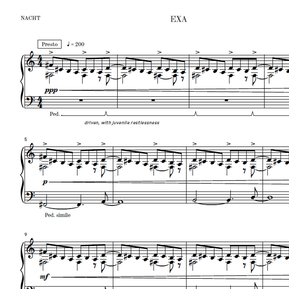 EXA (Noten PDF Download)